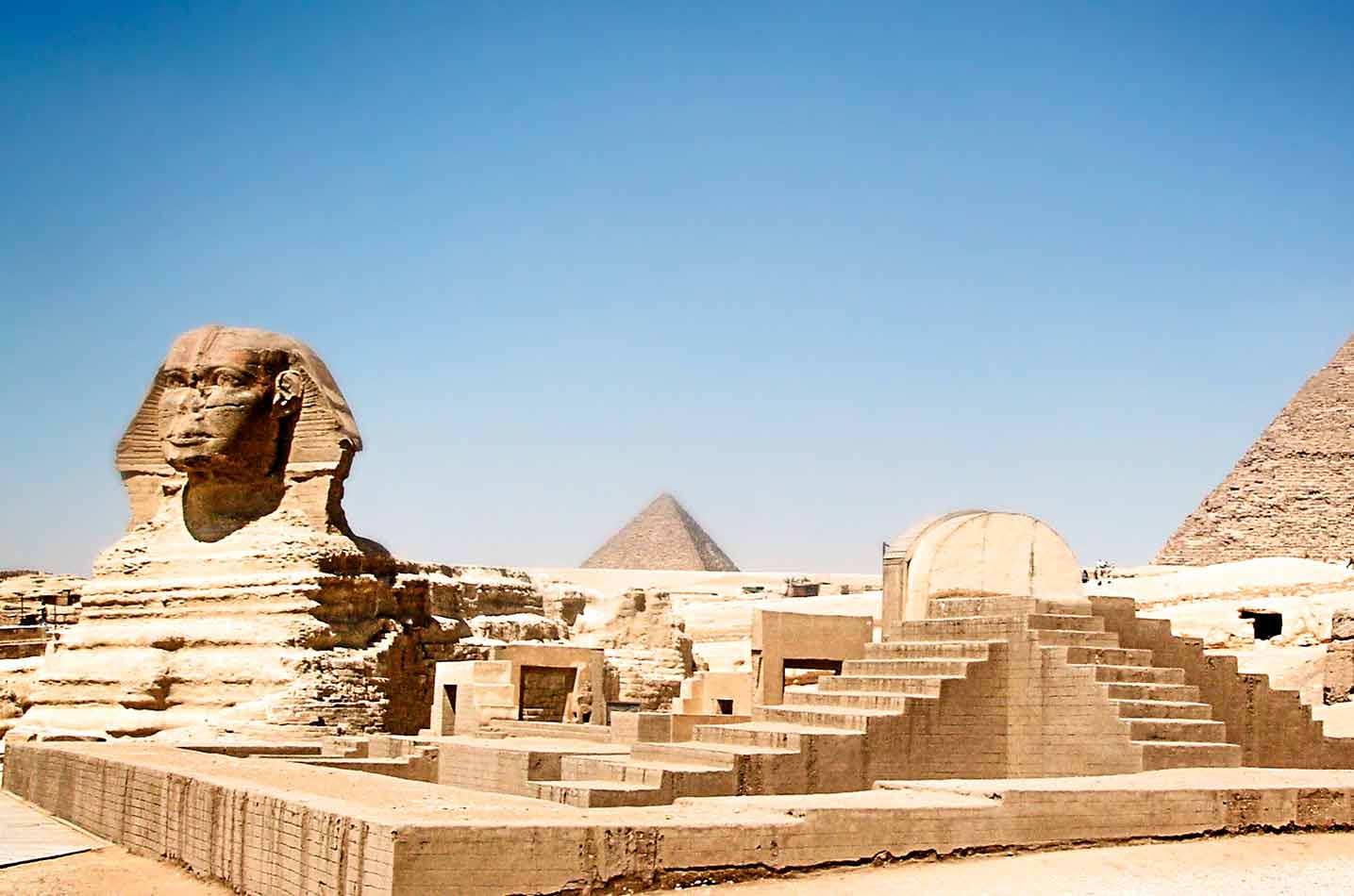 Giza esfinge-Piramide_